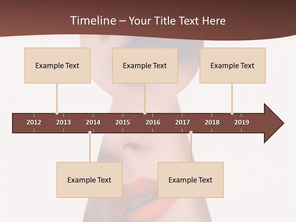 Examining Mystery Door PowerPoint Template