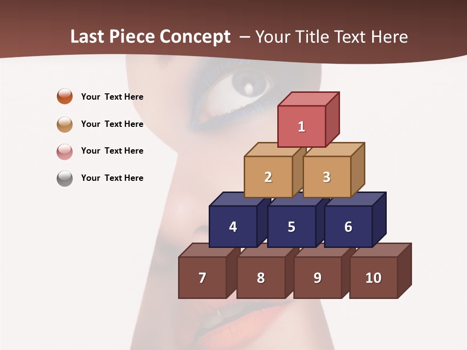 Examining Mystery Door PowerPoint Template