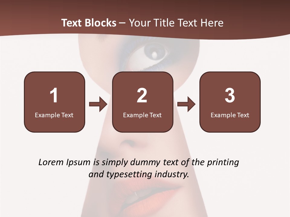 Examining Mystery Door PowerPoint Template