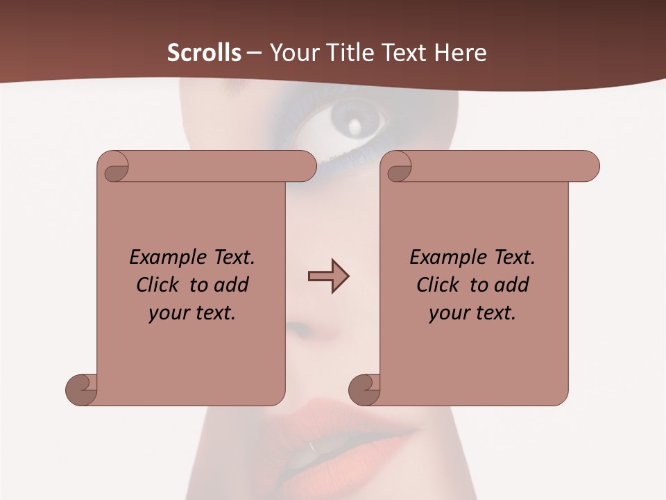 Examining Mystery Door PowerPoint Template