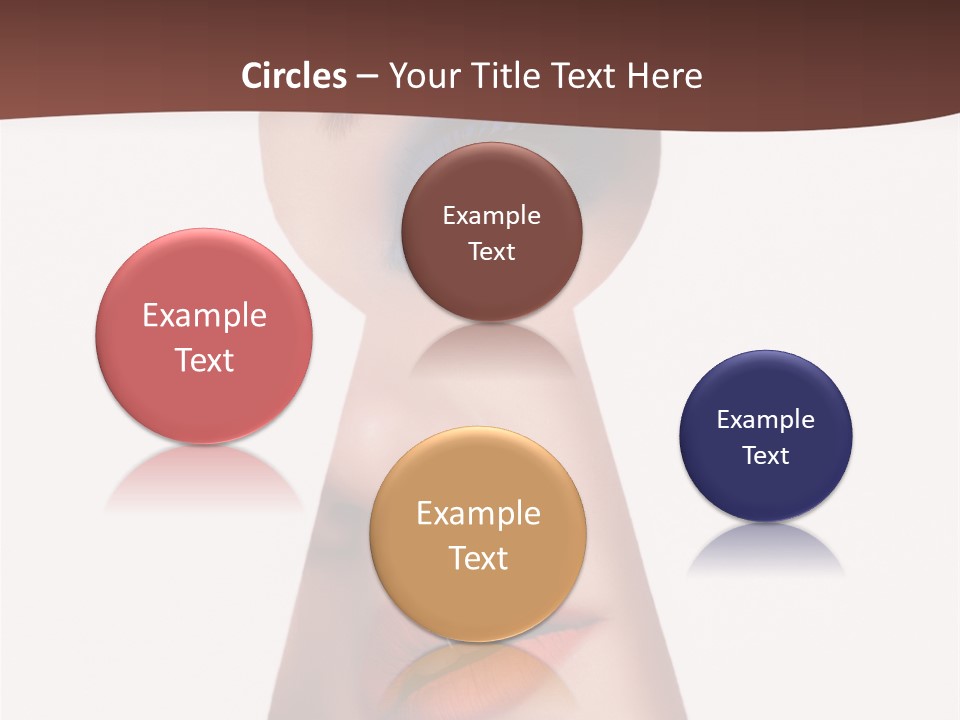 Examining Mystery Door PowerPoint Template