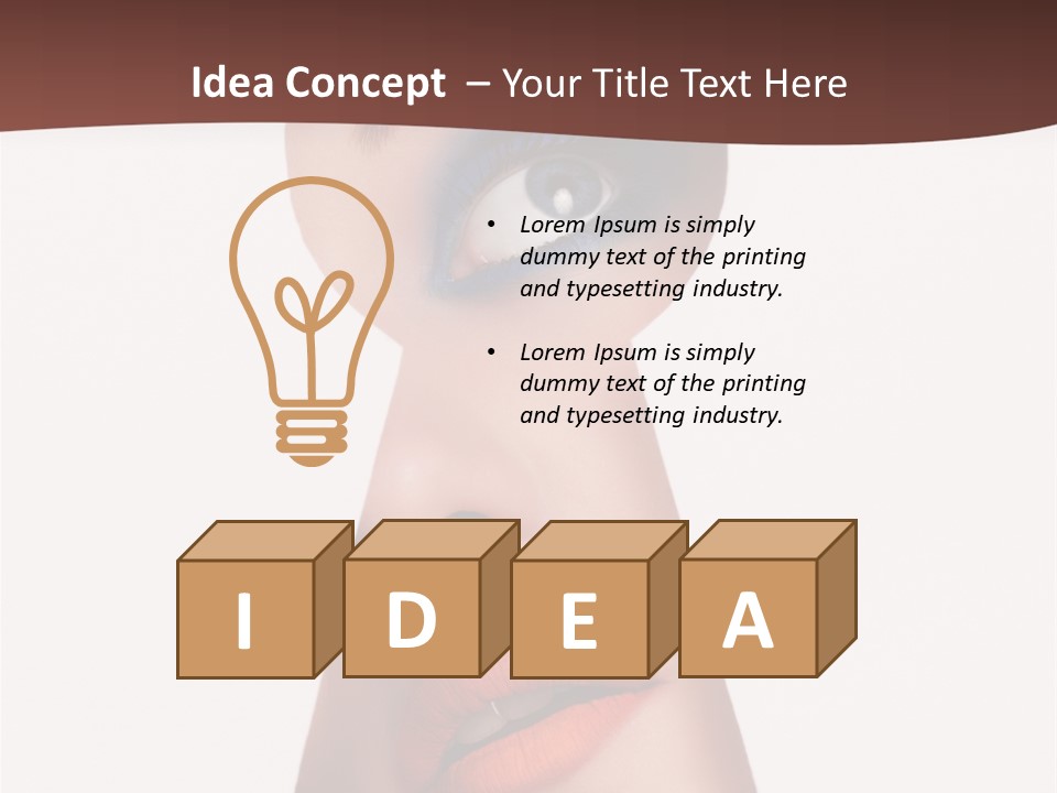 Examining Mystery Door PowerPoint Template