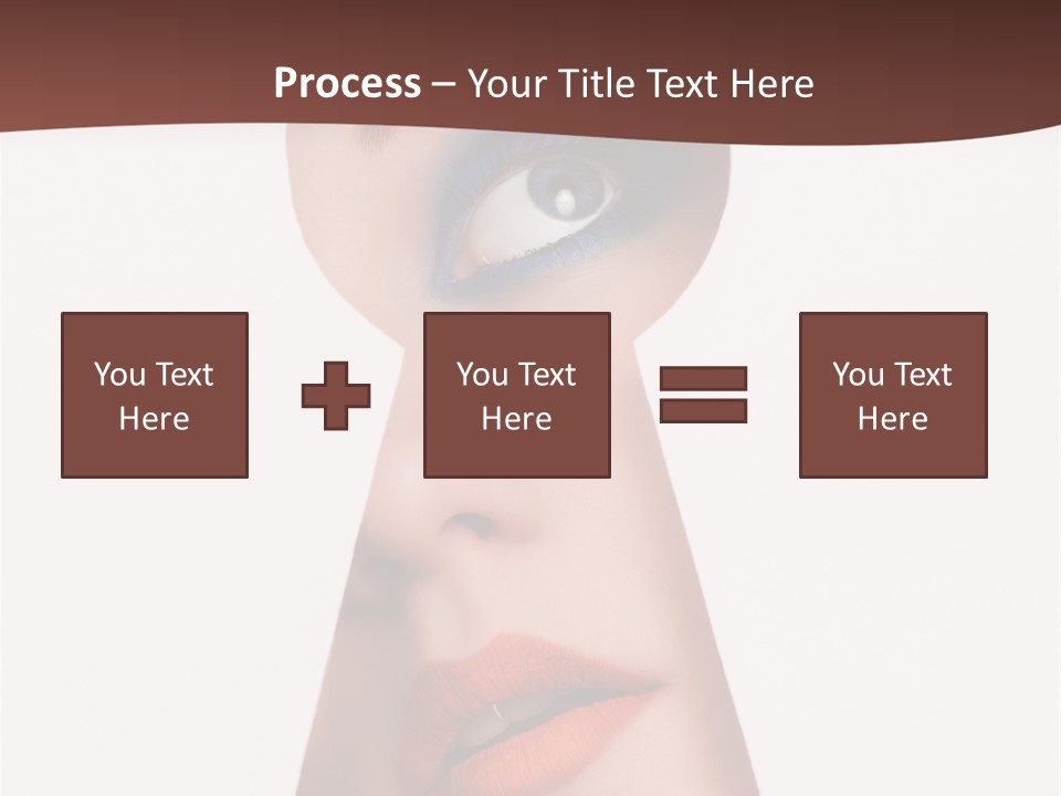 Examining Mystery Door PowerPoint Template