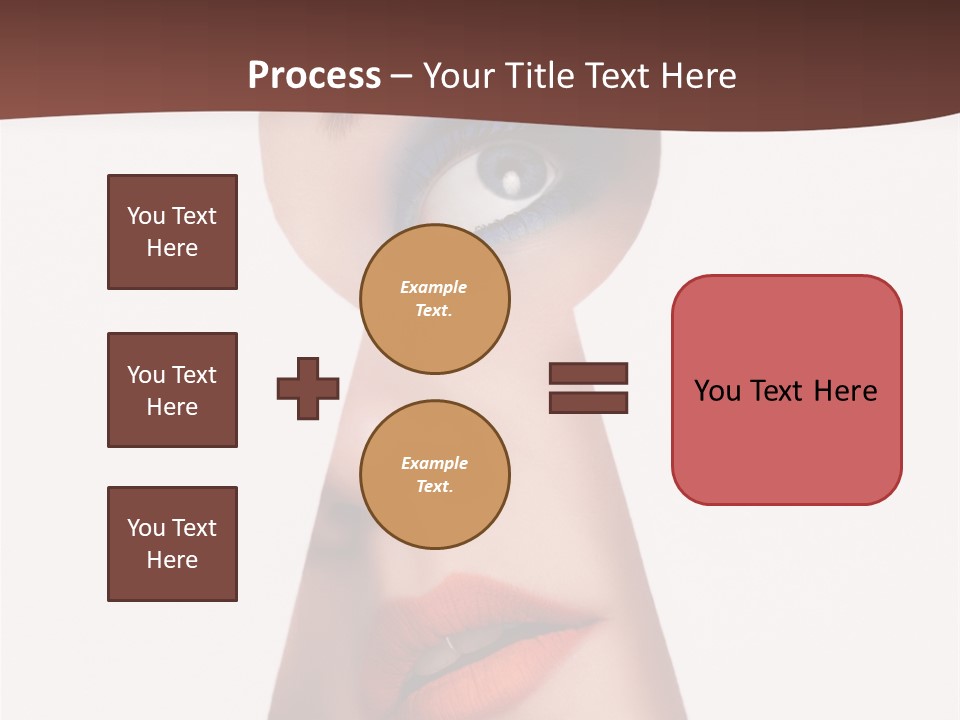 Examining Mystery Door PowerPoint Template