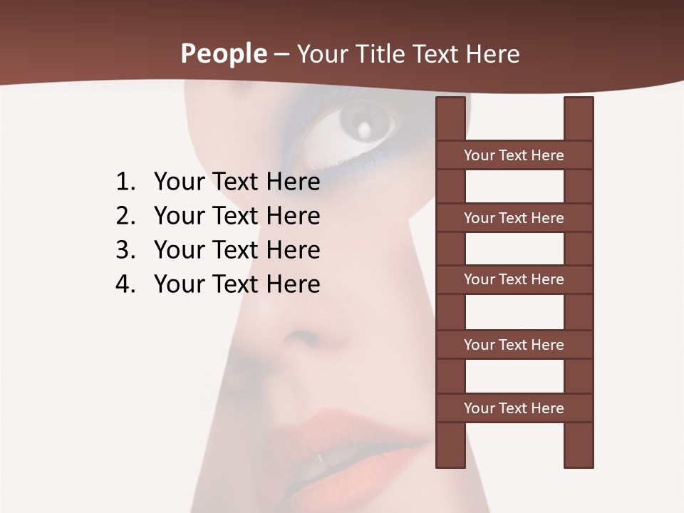 Examining Mystery Door PowerPoint Template