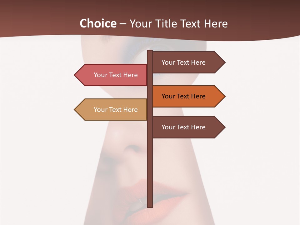 Examining Mystery Door PowerPoint Template