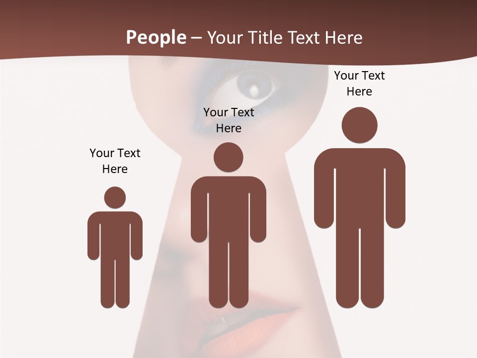 Examining Mystery Door PowerPoint Template