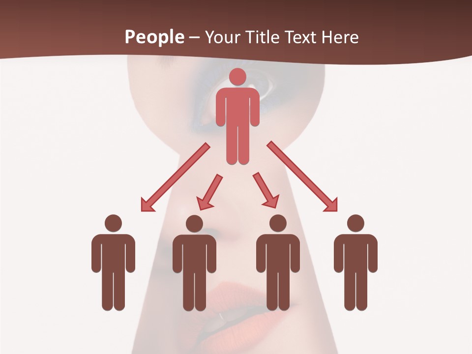 Examining Mystery Door PowerPoint Template