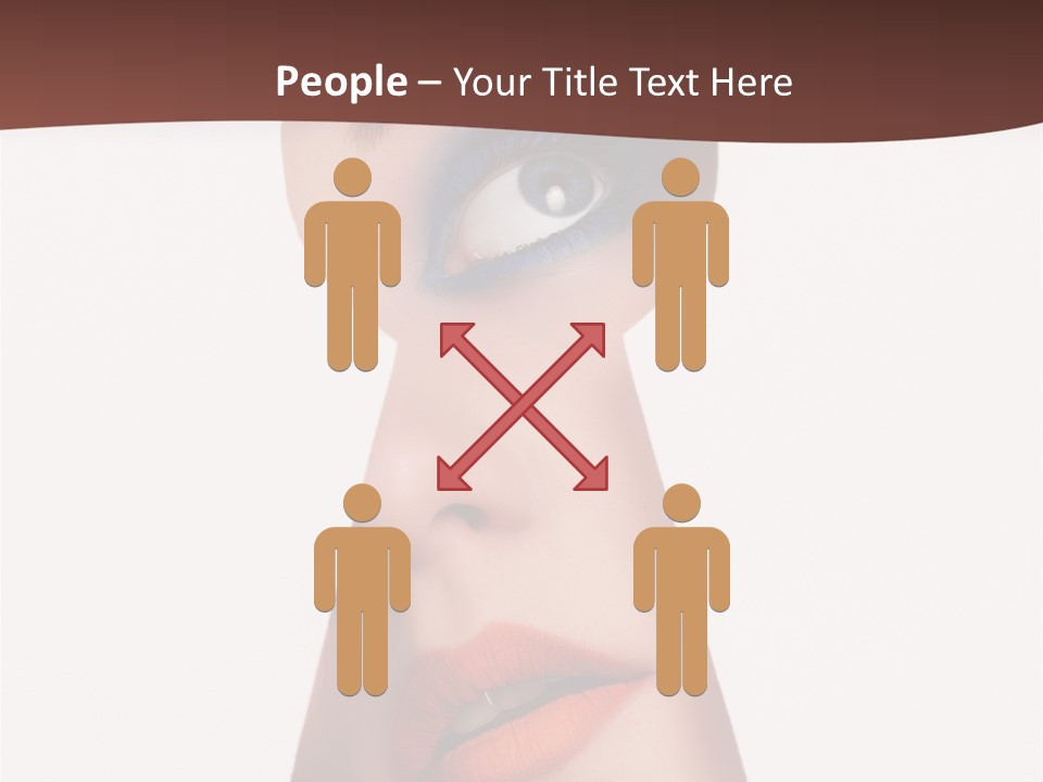 Examining Mystery Door PowerPoint Template