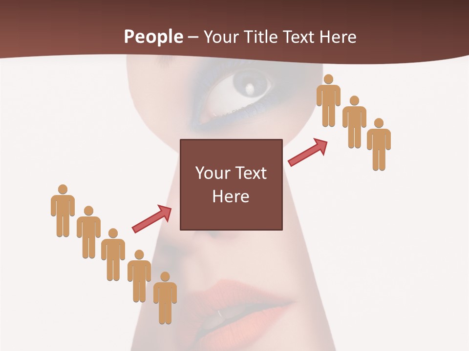 Examining Mystery Door PowerPoint Template