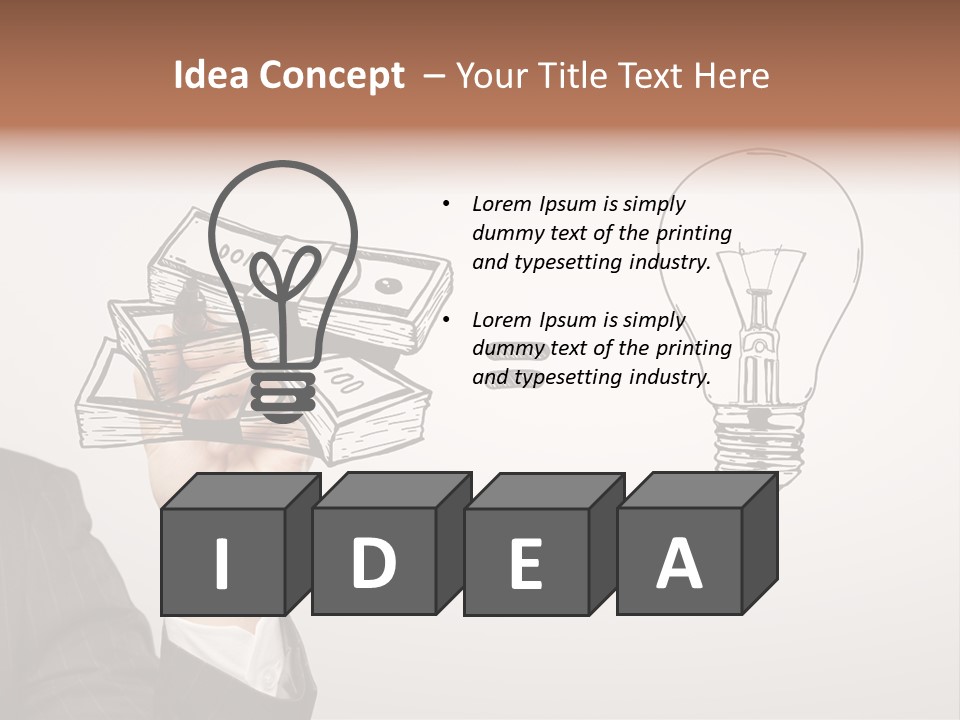 Image Equality Idea PowerPoint Template