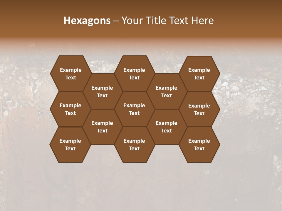 Layered Topsoil View PowerPoint Template
