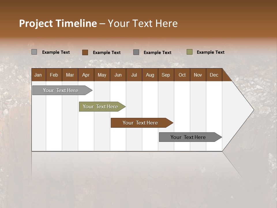 Layered Topsoil View PowerPoint Template