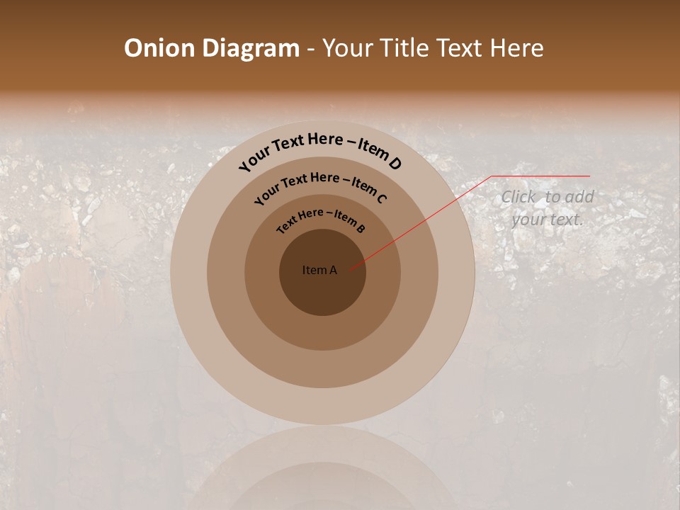 Layered Topsoil View PowerPoint Template