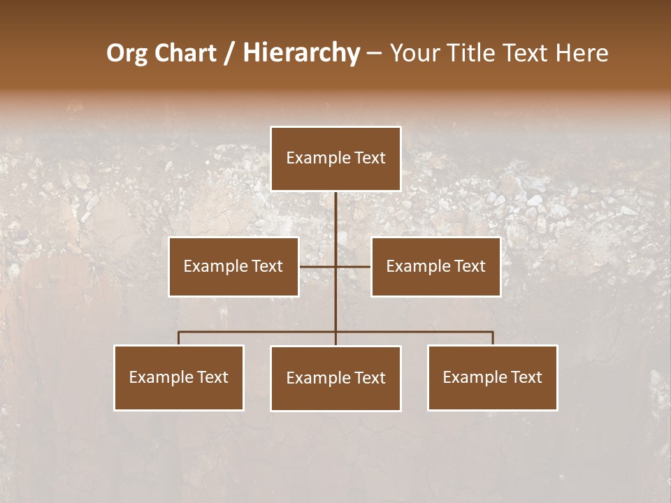 Layered Topsoil View PowerPoint Template