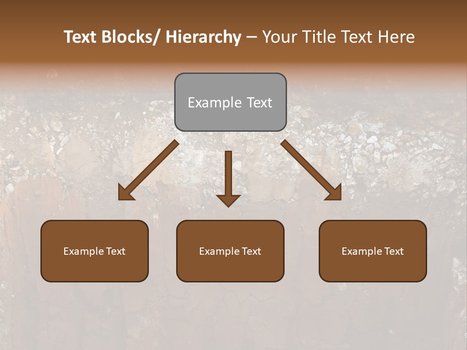Layered Topsoil View PowerPoint Template