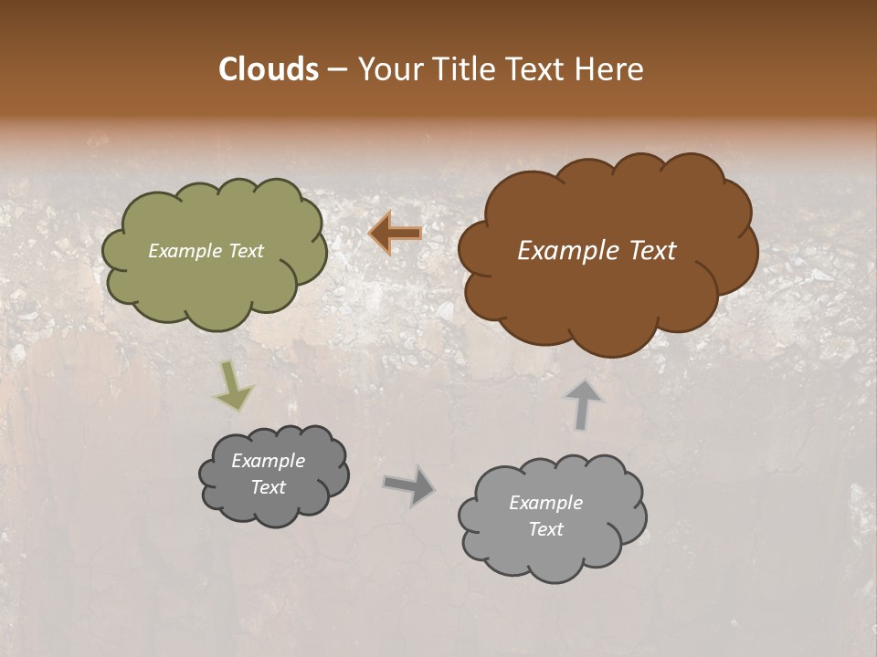 Layered Topsoil View PowerPoint Template