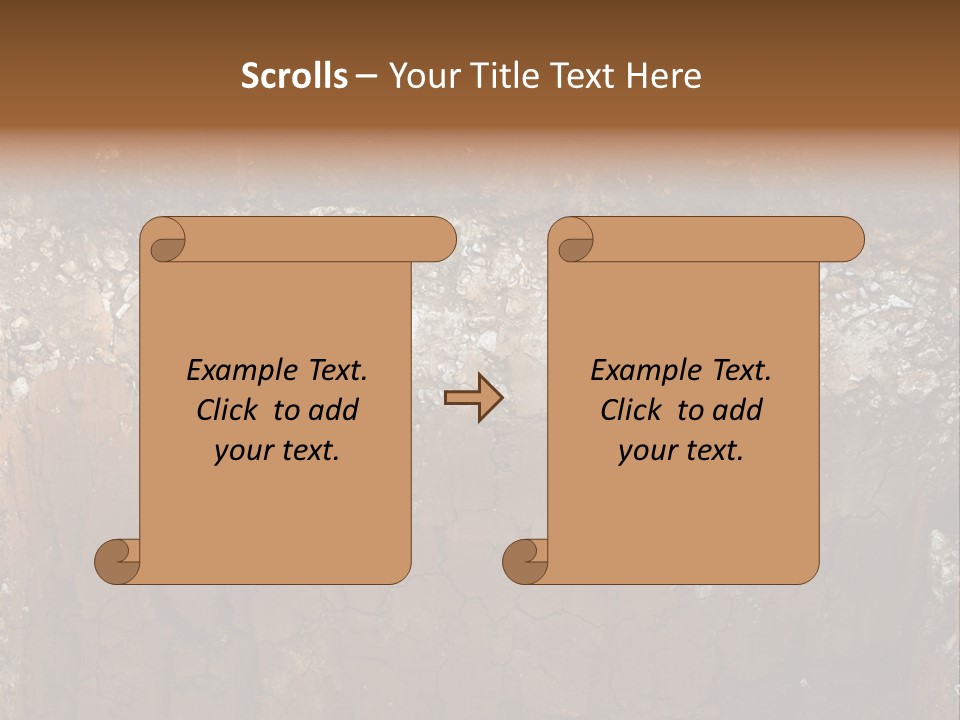 Layered Topsoil View PowerPoint Template