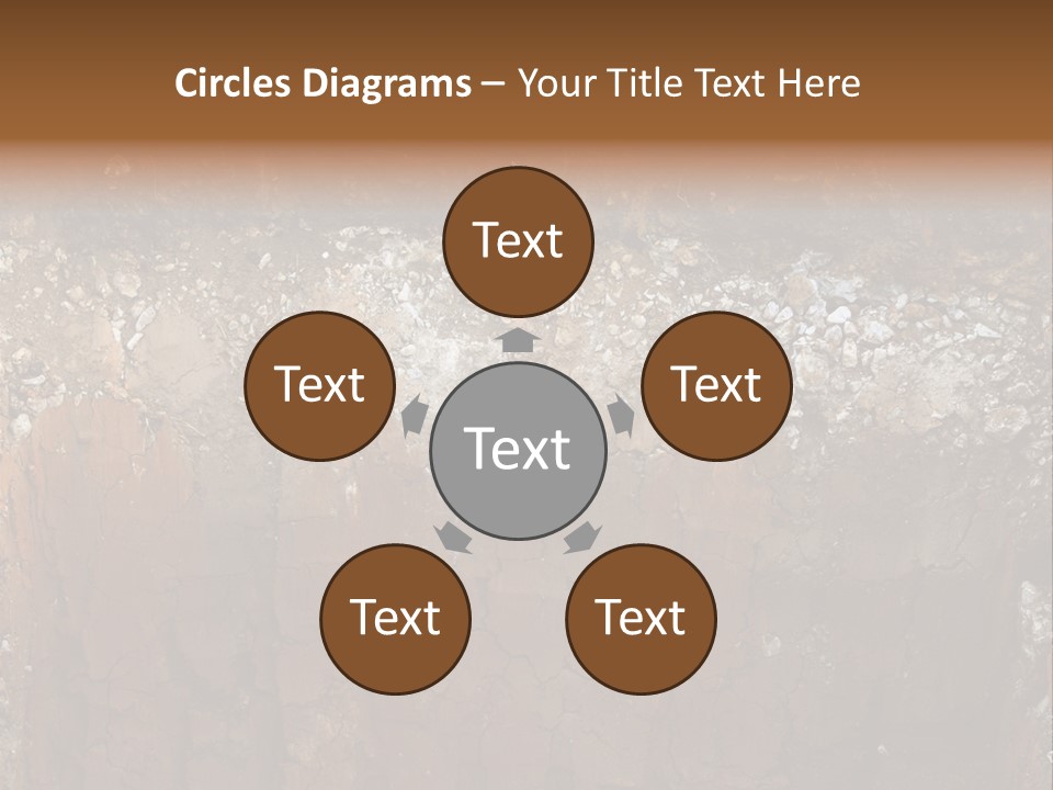 Layered Topsoil View PowerPoint Template