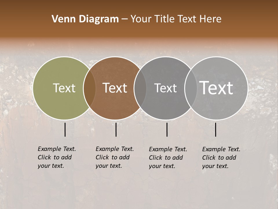 Layered Topsoil View PowerPoint Template