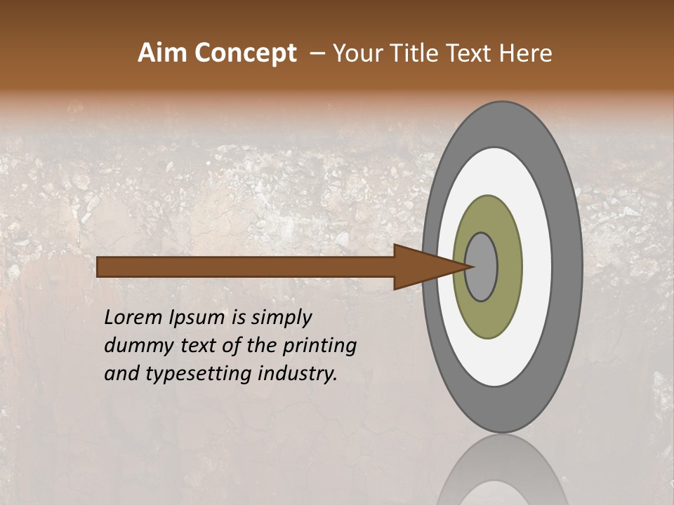Layered Topsoil View PowerPoint Template