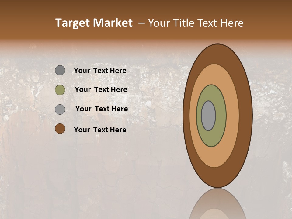 Layered Topsoil View PowerPoint Template