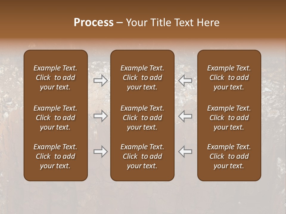 Layered Topsoil View PowerPoint Template
