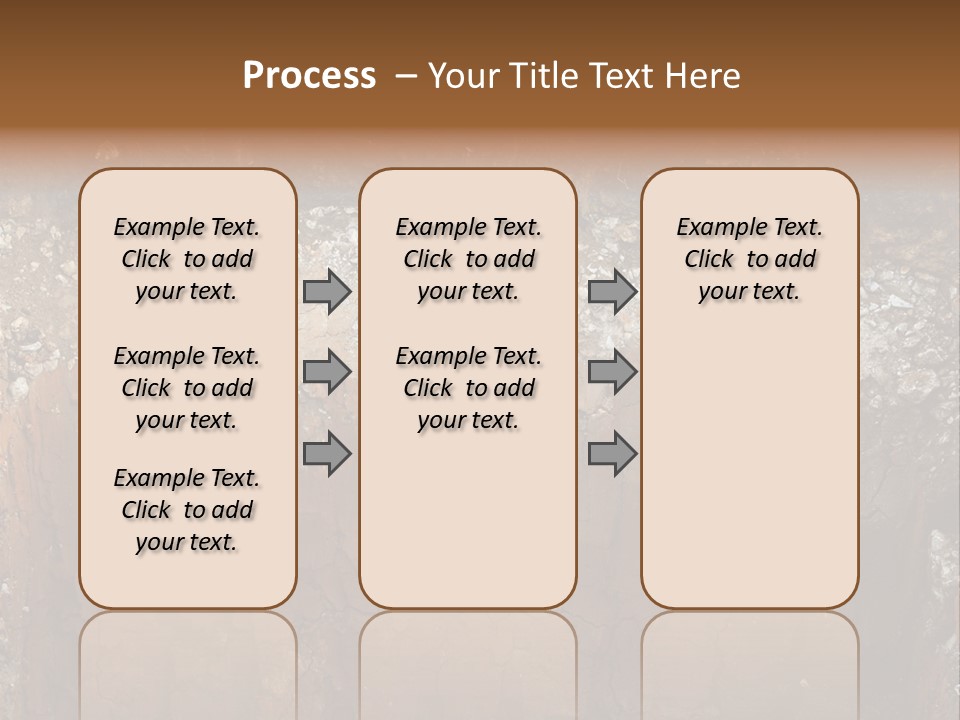 Layered Topsoil View PowerPoint Template