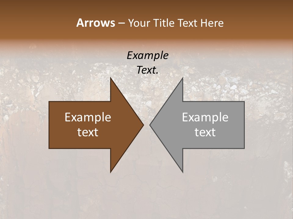 Layered Topsoil View PowerPoint Template