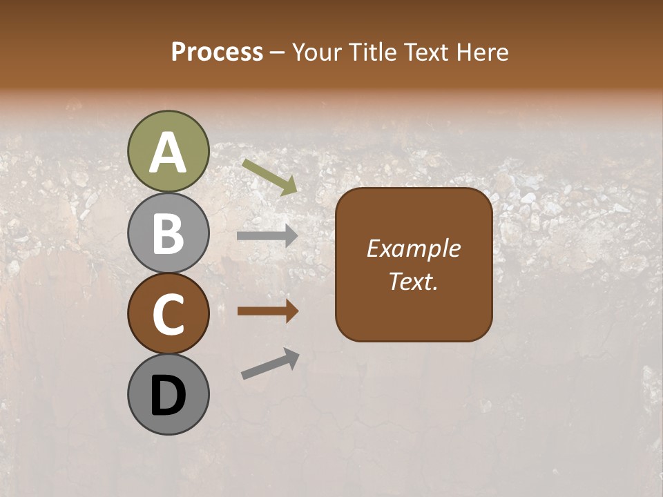 Layered Topsoil View PowerPoint Template