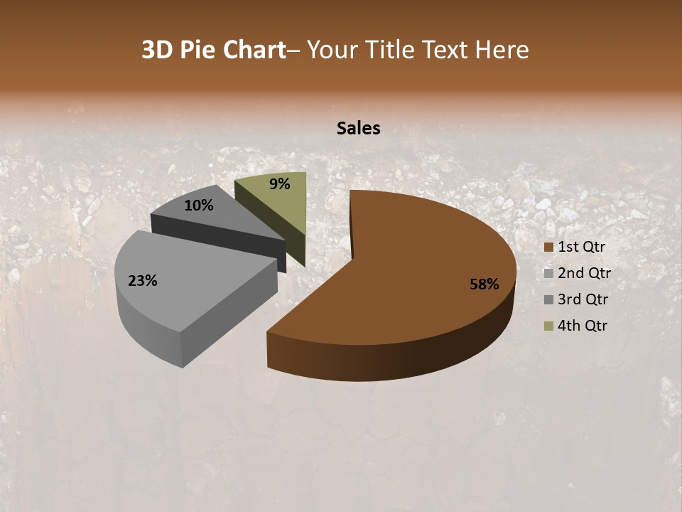 Layered Topsoil View PowerPoint Template
