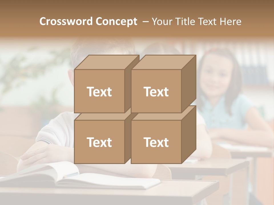 Short Hair Inside Activity PowerPoint Template