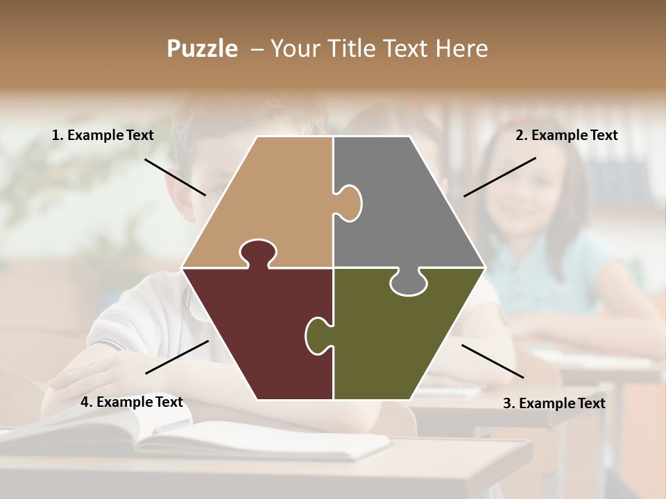 Short Hair Inside Activity PowerPoint Template