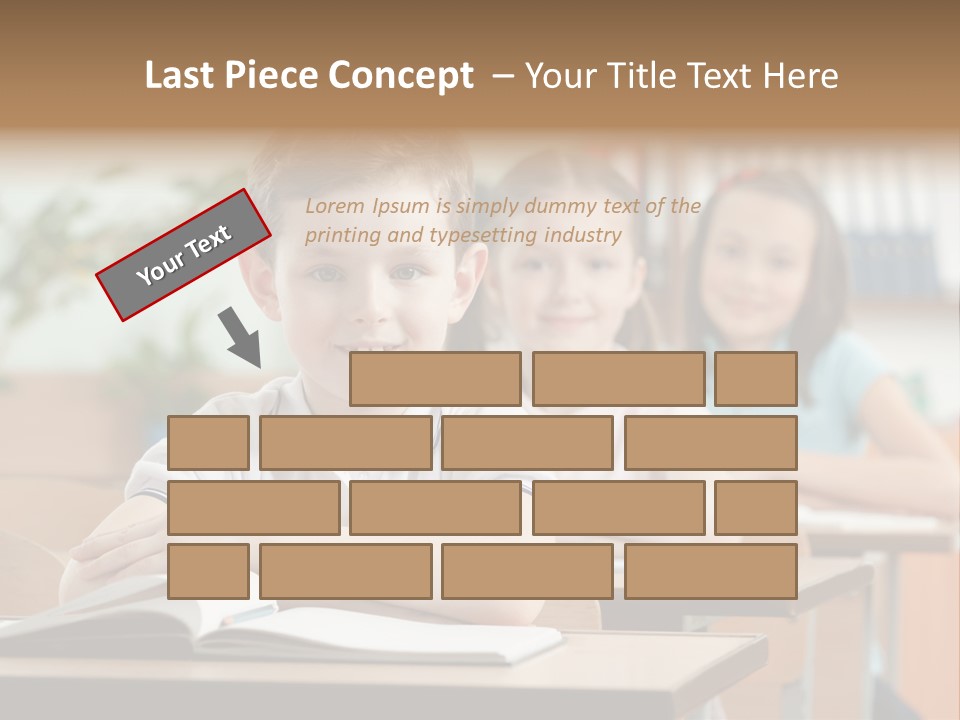 Short Hair Inside Activity PowerPoint Template