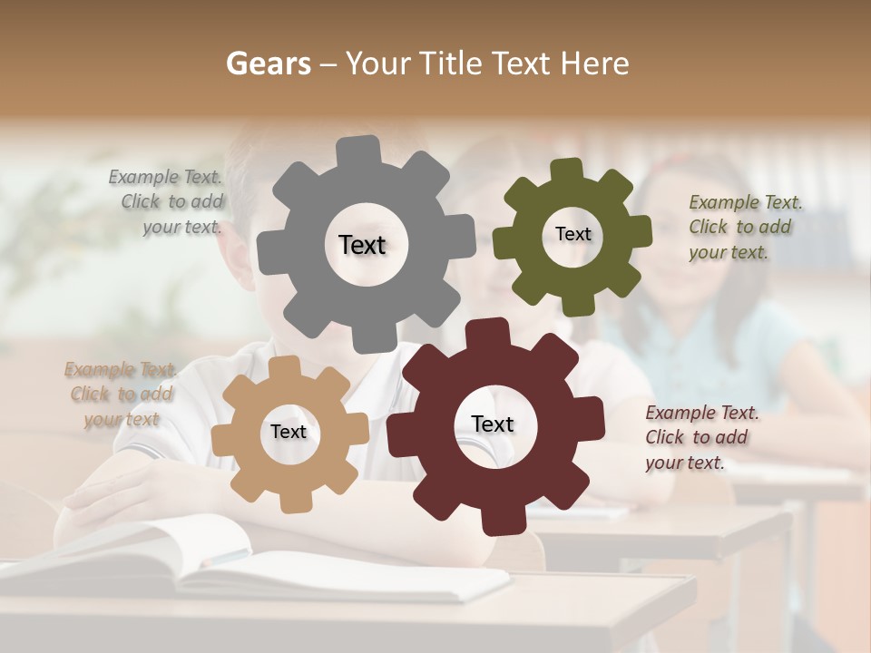 Short Hair Inside Activity PowerPoint Template