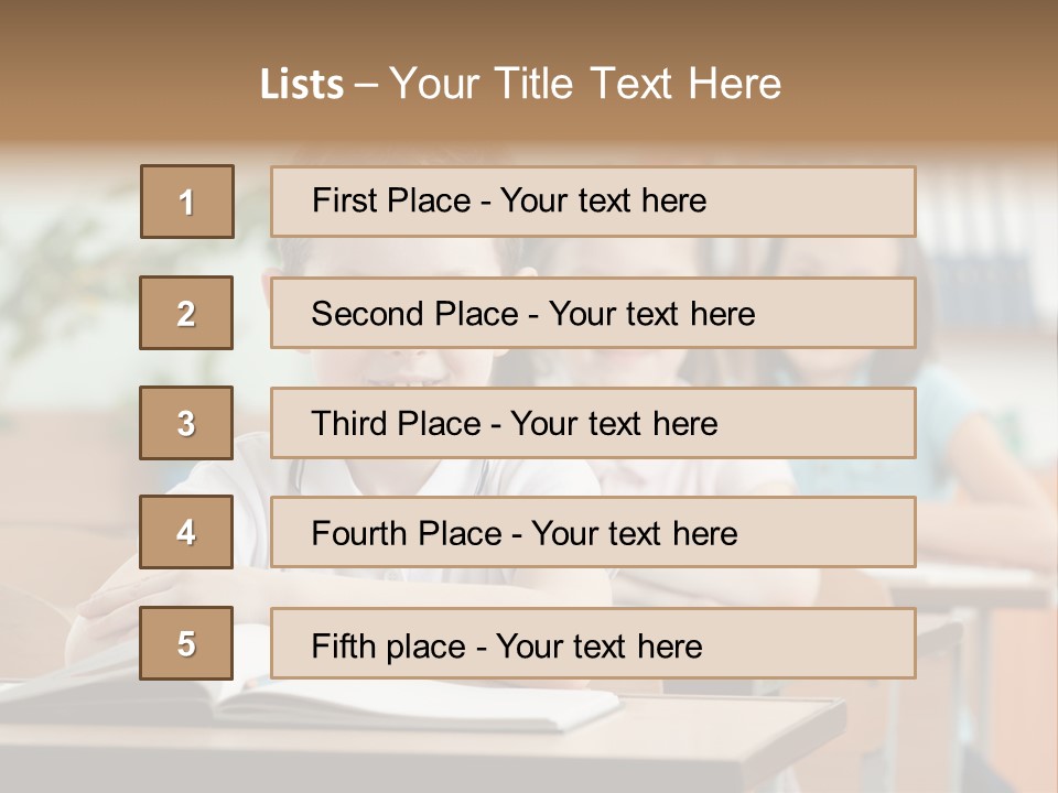 Short Hair Inside Activity PowerPoint Template