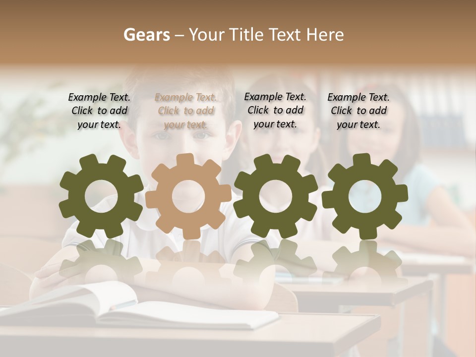 Short Hair Inside Activity PowerPoint Template