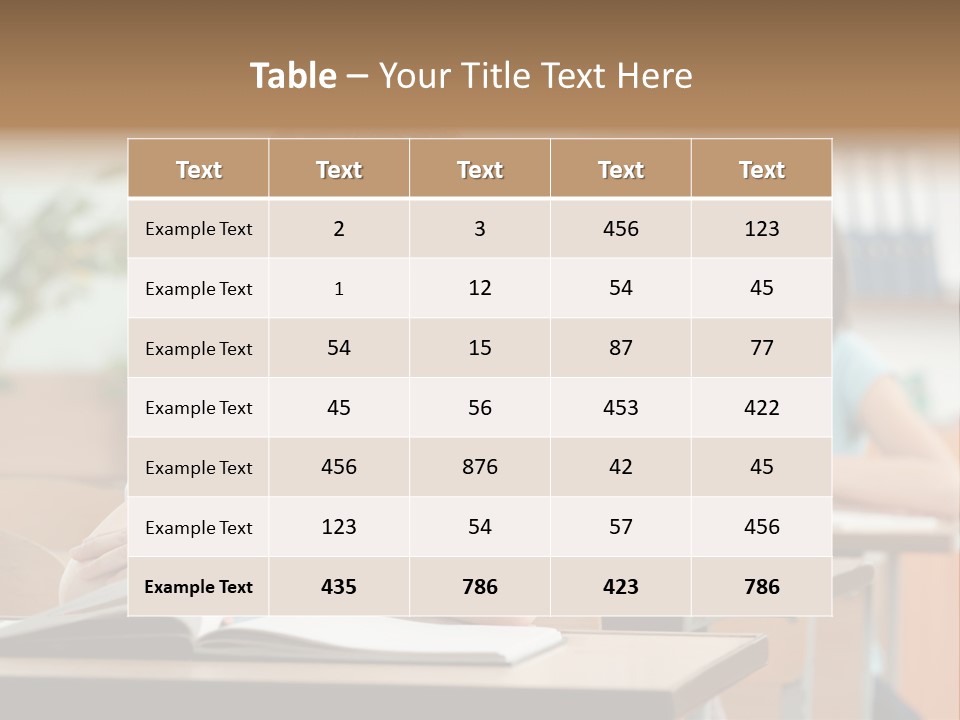 Short Hair Inside Activity PowerPoint Template