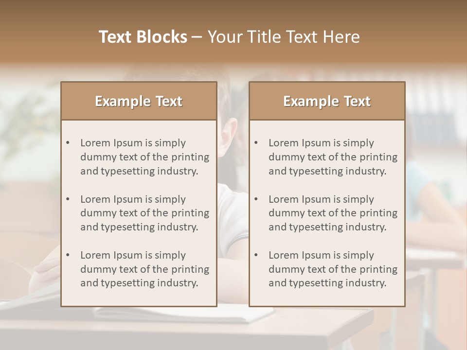 Short Hair Inside Activity PowerPoint Template