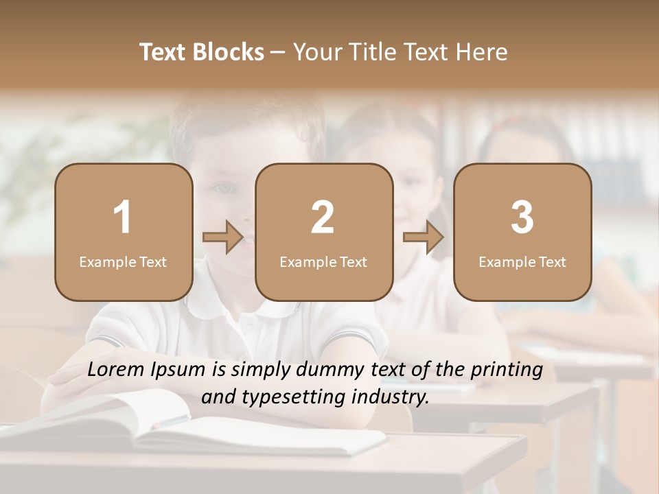 Short Hair Inside Activity PowerPoint Template