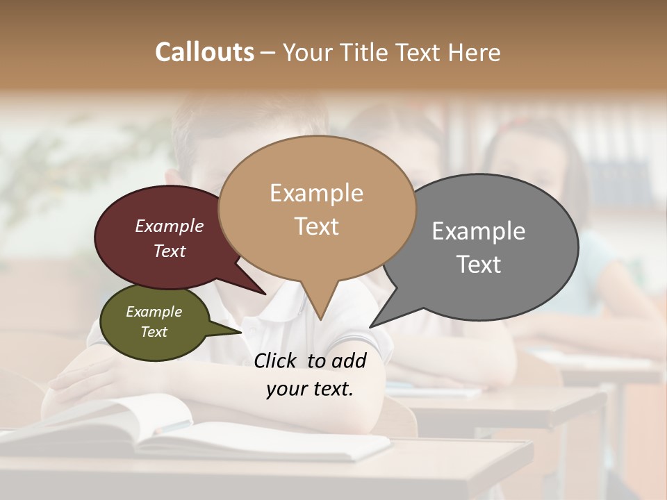 Short Hair Inside Activity PowerPoint Template
