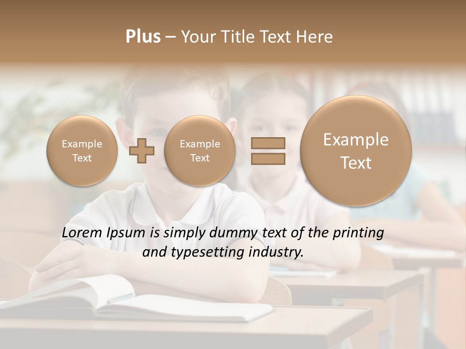 Short Hair Inside Activity PowerPoint Template