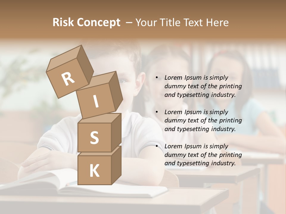 Short Hair Inside Activity PowerPoint Template