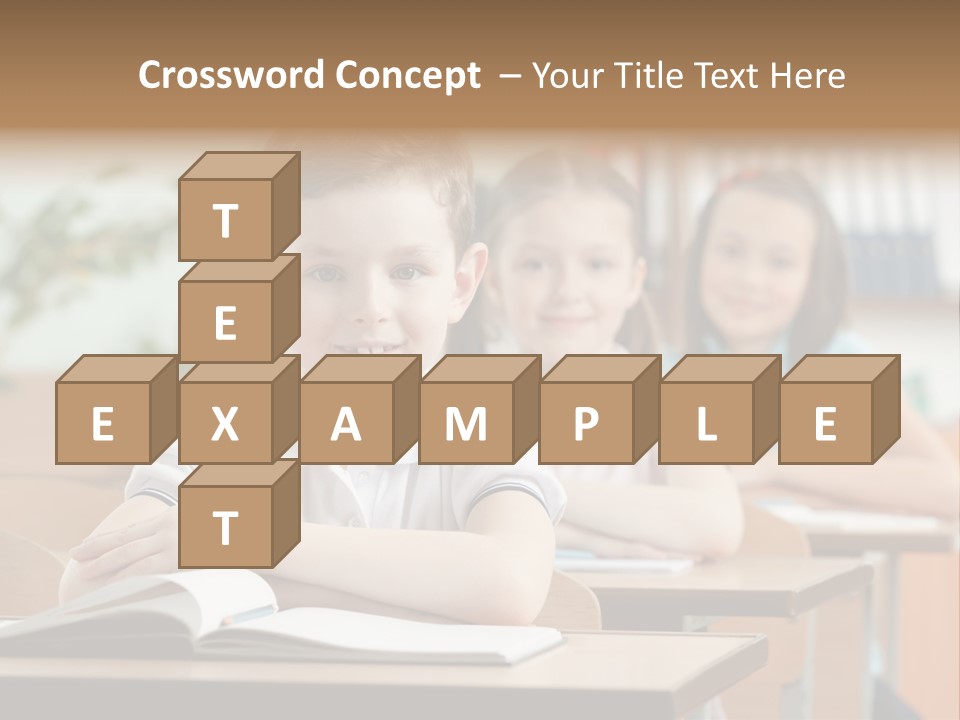 Short Hair Inside Activity PowerPoint Template