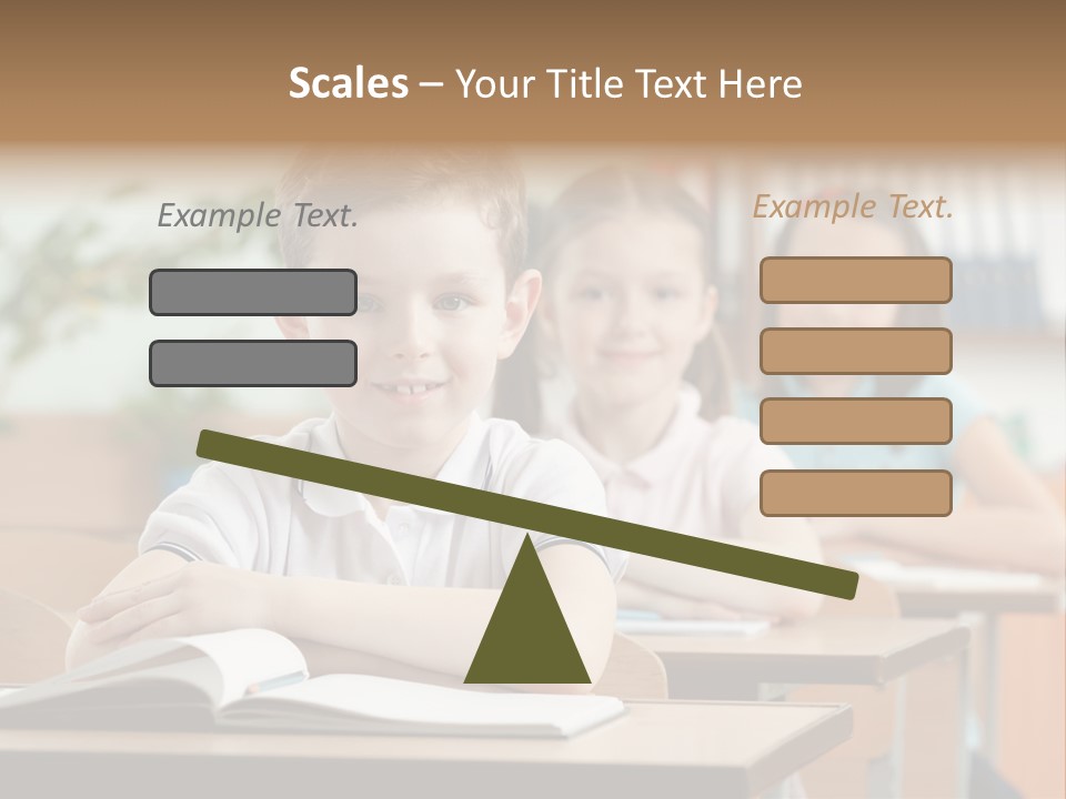 Short Hair Inside Activity PowerPoint Template