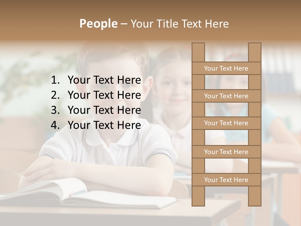 Short Hair Inside Activity PowerPoint Template