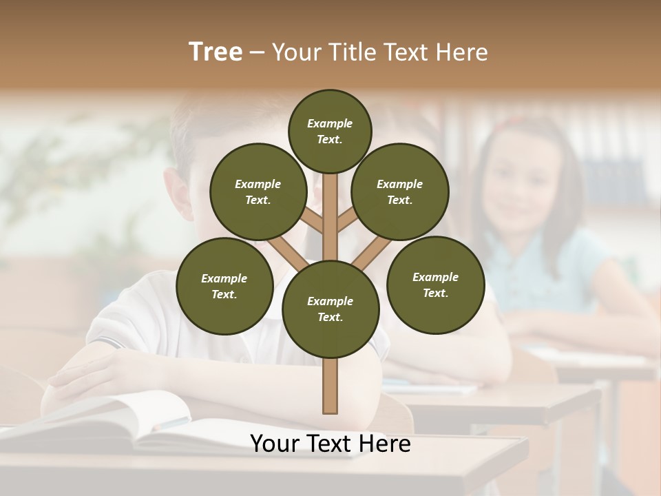 Short Hair Inside Activity PowerPoint Template