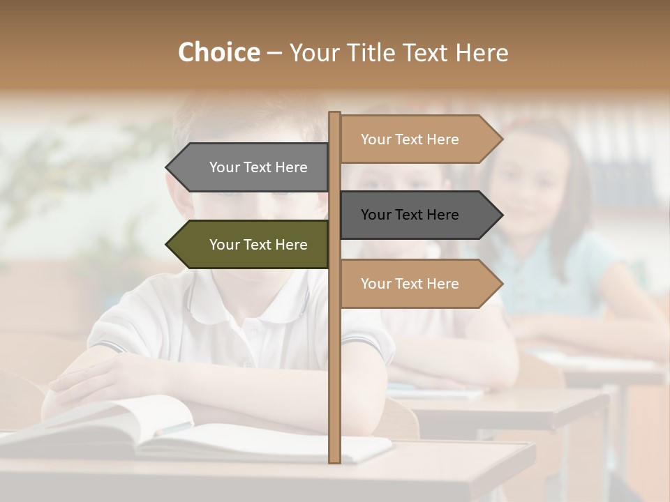 Short Hair Inside Activity PowerPoint Template