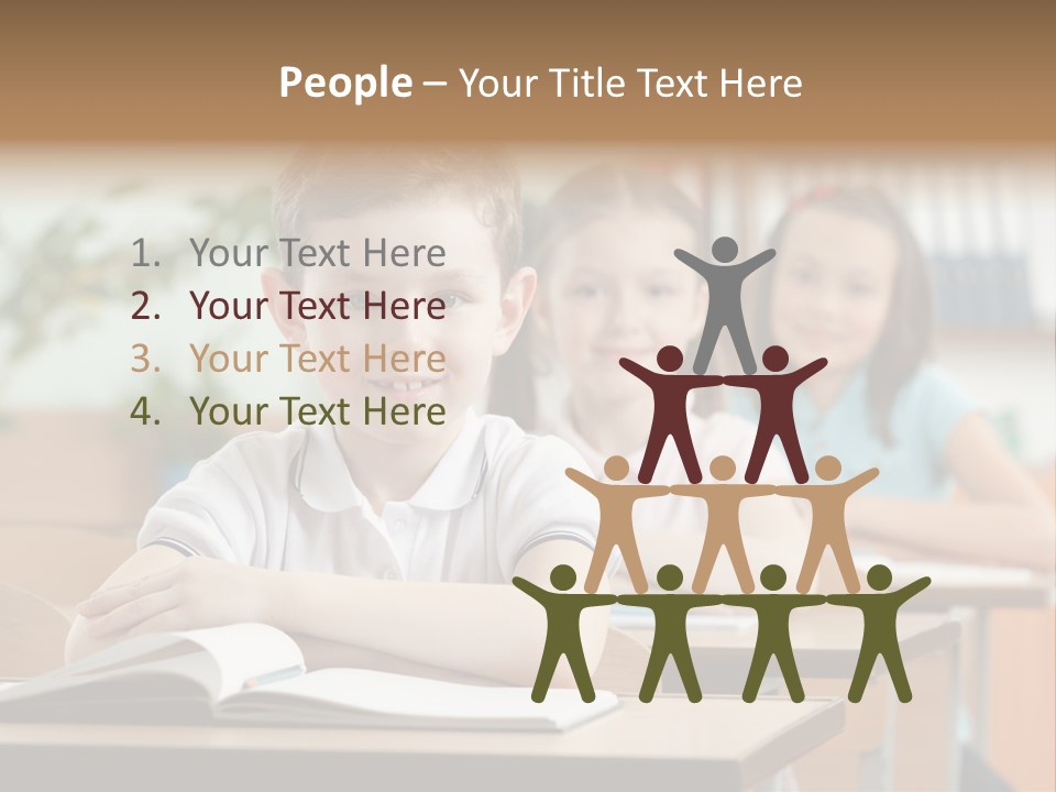 Short Hair Inside Activity PowerPoint Template