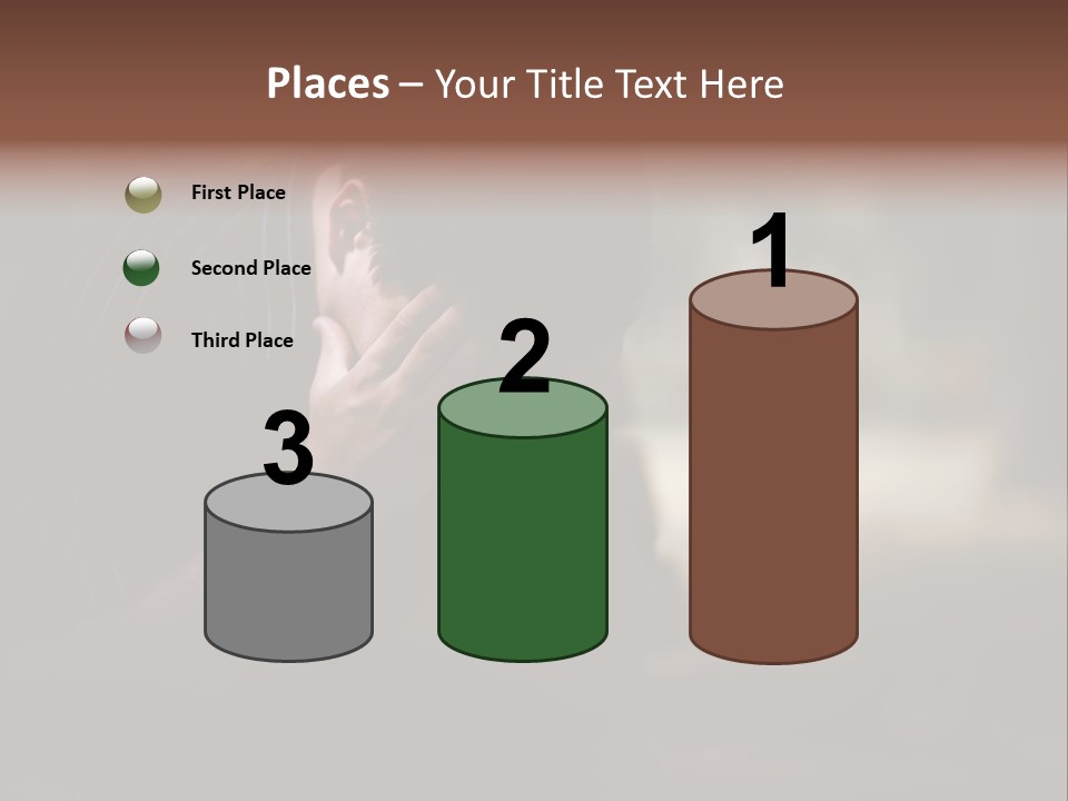 Young Model Unemployment PowerPoint Template